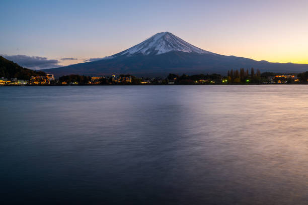 istock Mt Fuji in sunset twilight, Japan. 1015922770