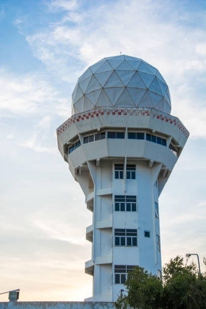 istock Weather forecast, Radar on blue sky 1015928602