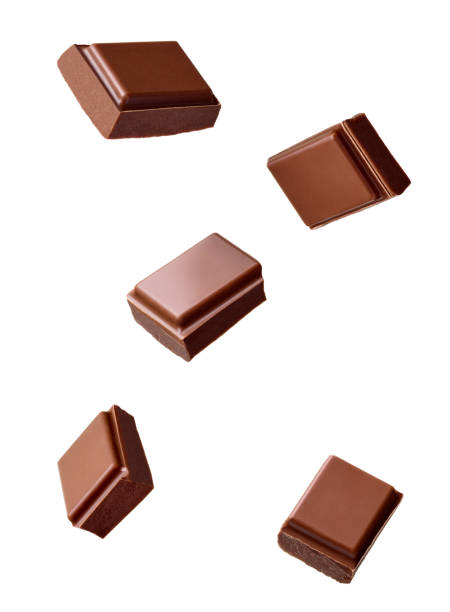 istock chocolate piece sweet food dessert falling 1015942796