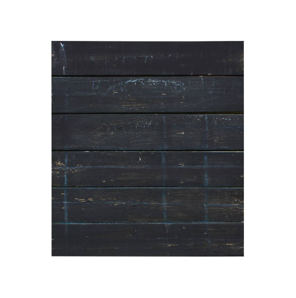 istock Blank Board isolated on white background. horizontal black Board surface. close up. 1015949562