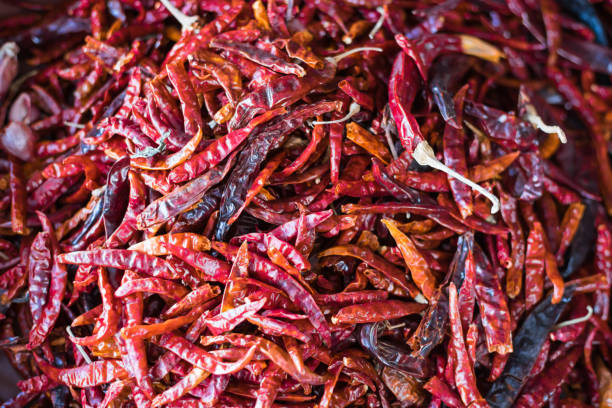 istock Thai Red Chilli Pepper Division in the basket. 1015958132