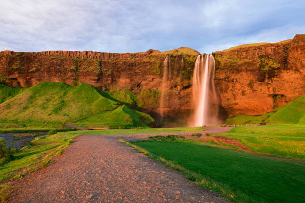 istock Seljalandsfoss waterfall in Iceland 1015958608