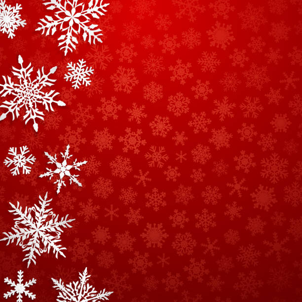 istock Christmas background of snowflakes 1015975056
