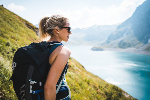 istock Sportive Girl Hiking 1015998024