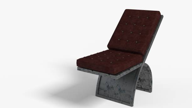 istock Worn leather seats of background, 3d rendering 1016000494