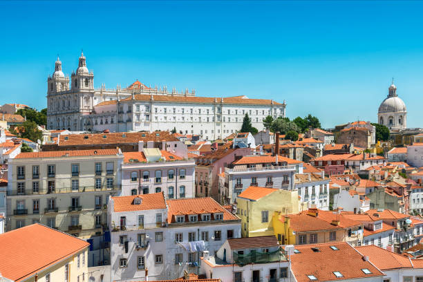istock Alfama Lisbon Skyline with Sao Vicente de Fora Monastery 1016005702