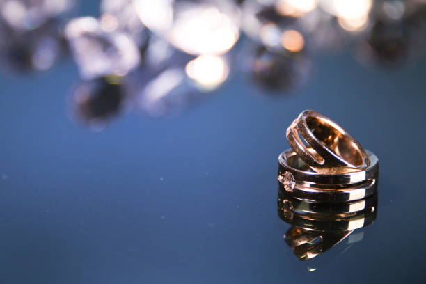 istock Luxury background with diamond. Wedding glamour style. 1016006018