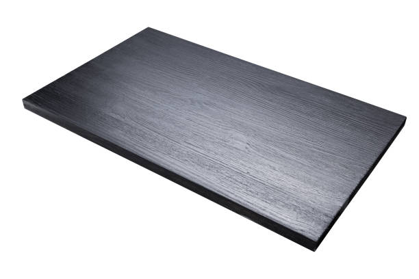 istock black board for serving foods with beautiful texture, cutting board on white background, isolate 1016017820