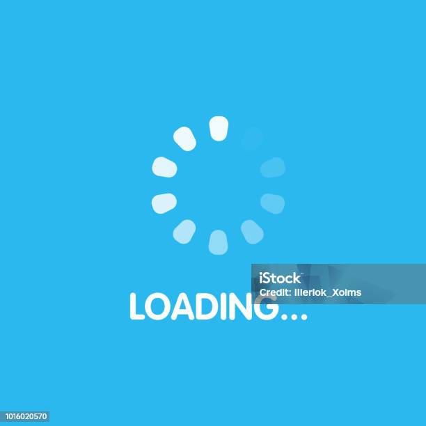 Loading Process Screen System Software Update And Upgrade Concept ...