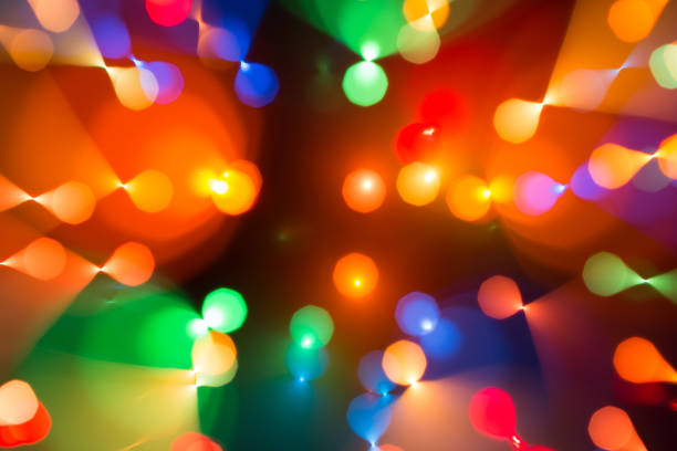 istock Abstract picture of bright colored dynamic lights 1016032418