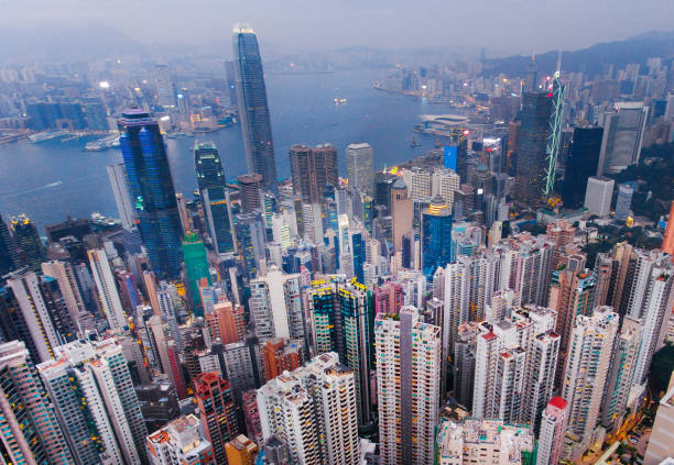 istock Hong Kong aerial view 1016034694