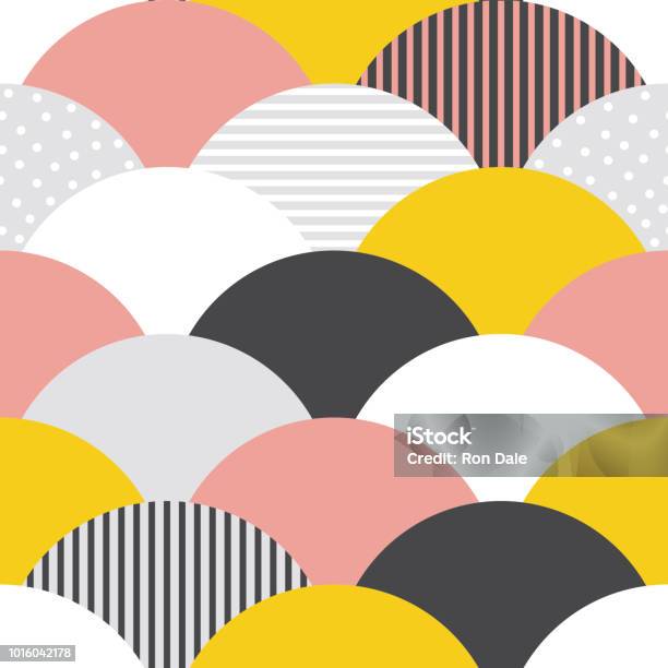 Scale Vector Color Abstract Color Scales Pattern Vector Background Seamless Retro Design ...