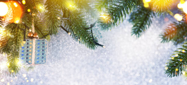 istock Christmas and New Year s holiday background with copy space 1016048426