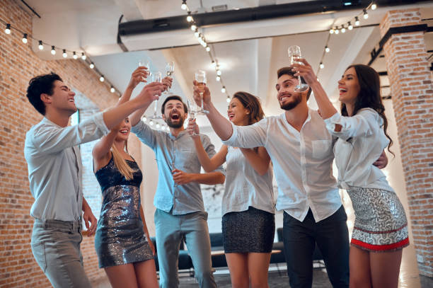 istock Group of young people having party 1016048770