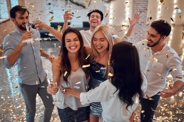 istock Group of young people having party 1016048926