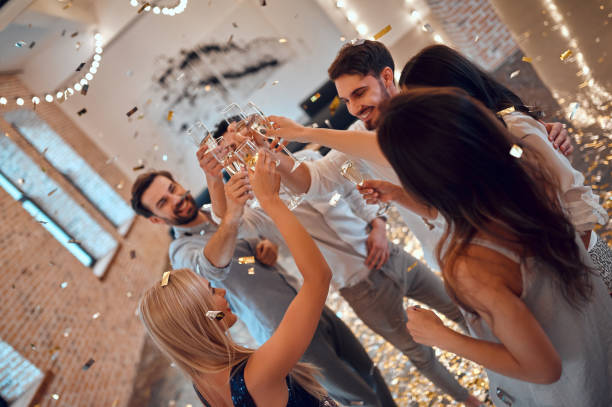 istock Group of young people having party 1016048954