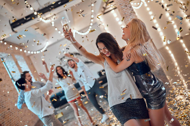 istock Group of young people having party 1016048984