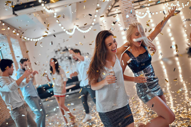 istock Group of young people having party 1016049008