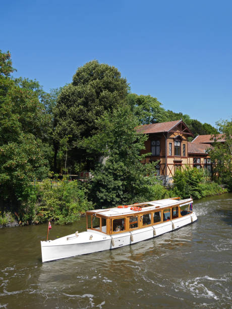 istock Boat on canal in Amsterdam 1016049342