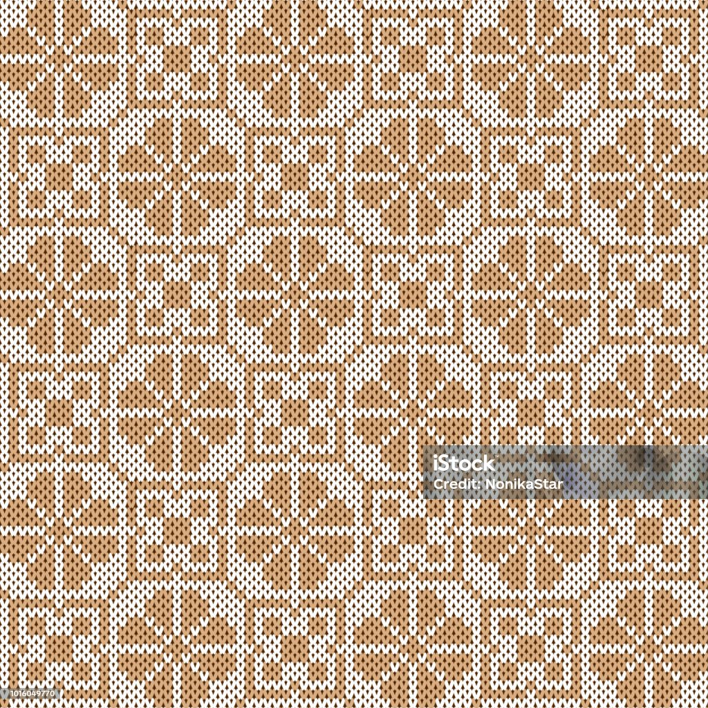 Knit Pattern Stock Seamless Knitting Pattern Stock Illustration - Download Image Now ...