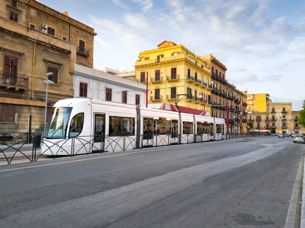 istock Urban Train in Palermo, Sicily. 1016070362