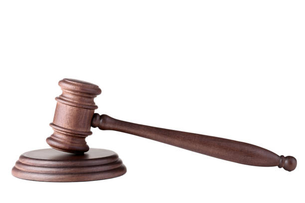 istock Judge gavel isolated on white background 1016071518