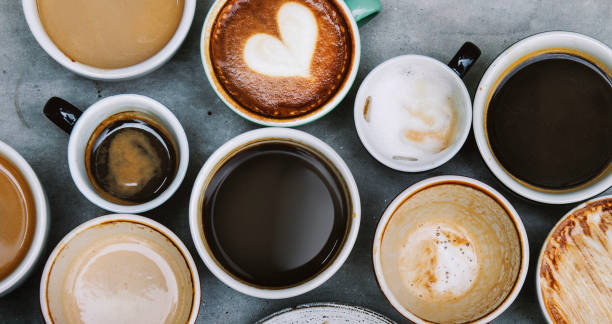 istock Aerial view of various coffee 1016078962