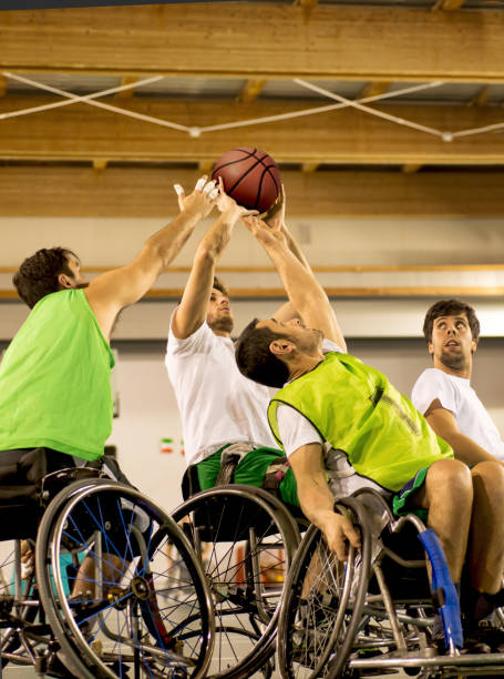 istock Match Between Disabled Basketball Players 1016087624