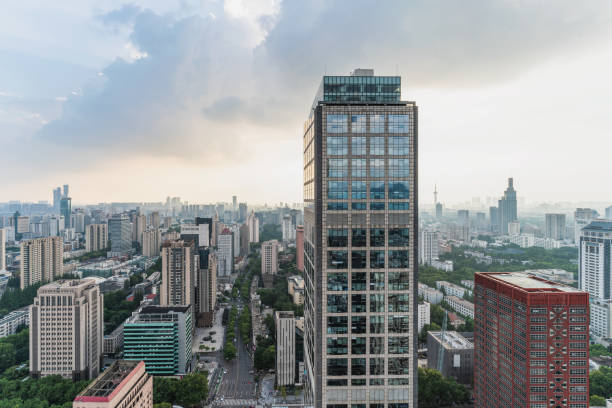 istock Modern business office and urban buildings 1016095820