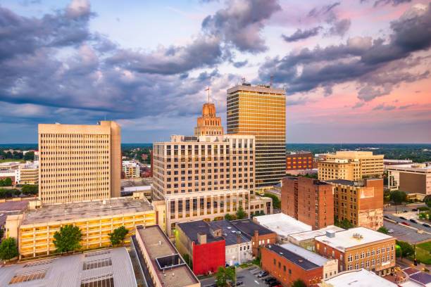 istock Winston-Salem, North Carolina, USA Skyline 1016101304