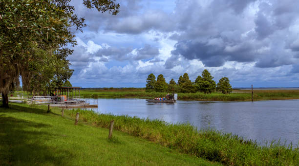 istock Airboat Rides on Lake 