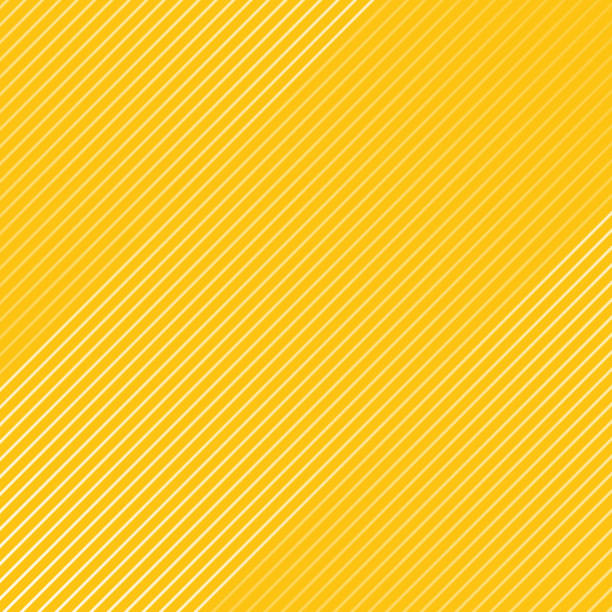 추상 화이트 스트라이프 라인 대각선 노란색 배경 텍스처 패턴. - backgrounds abstract yellow textured stock illustrations