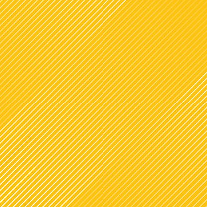 Abstract white striped lines pattern Diagonally texture on yellow color background. Vector illustration