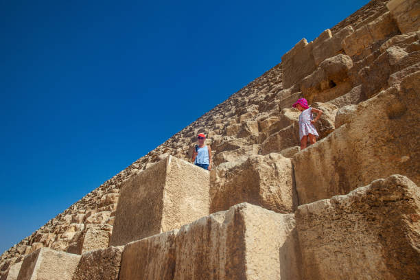 istock Mother and Daughter Exploring Kheops Pyramid 1016115886