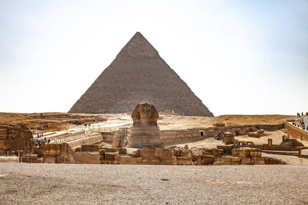 istock Great Sphinx and Pyramids of Giza 1016119144