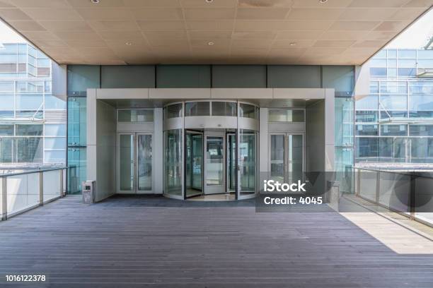 Commercial Building Entrance Stock Photo - Download Image Now - Hospital, Building Entrance, Building Exterior