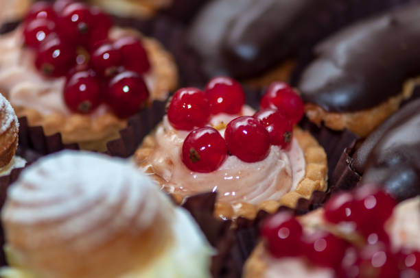 istock Cupcake with cream and fruits 1016128058