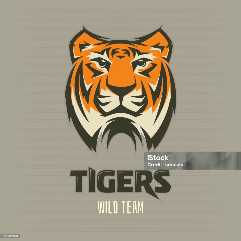 Tiger - logo, icon, illustration Tigers - logo, sport icon illustration Tiger stock vector