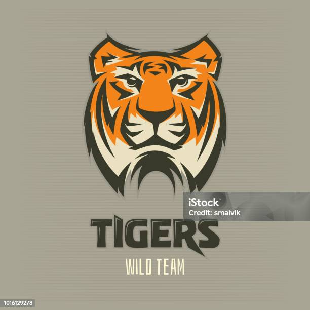 Tiger Logo Icon Illustration Stock Illustration - Download Image Now - Tiger, Logo, Icon Symbol