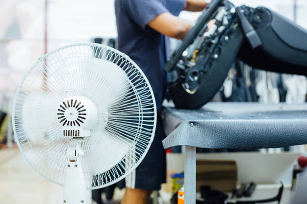 istock Hard working in the upholstery factory 1016134186