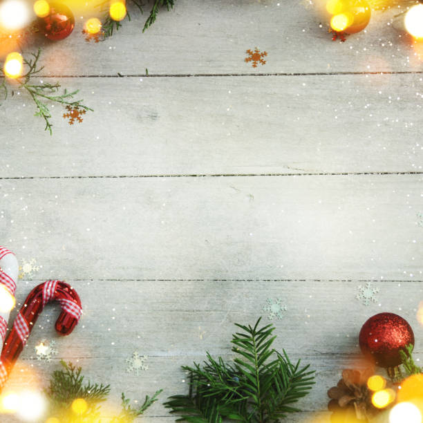 istock Christmas holiday background with fir branch 1016157688