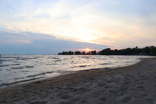 istock Sunset over lake Nipissing 1016160566