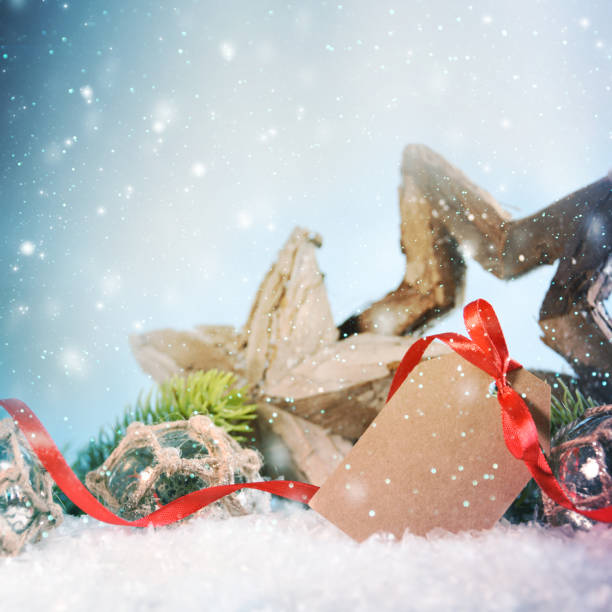 istock Christmas background with branch and ornaments 1016161878