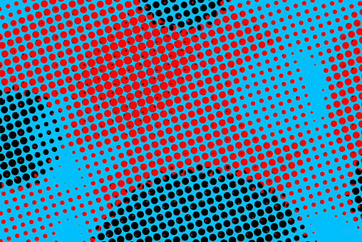 Abstract artistic halftone pattern illustration as grunge art background