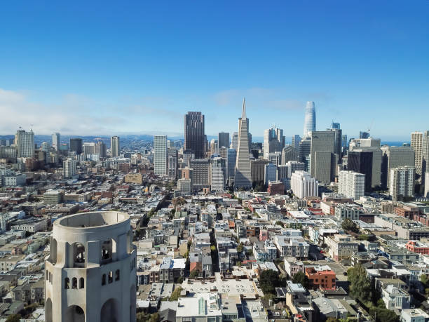 istock Top view financial district downtown San Francisco from Telegraph Hill 1016226606