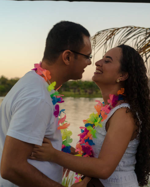 istock Passionate and happy couple after accepting marriage 1016226640