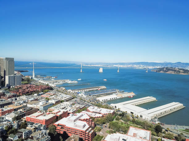 istock Top view Jackson Square and Bay Bridge bay area San Francisco 1016226786