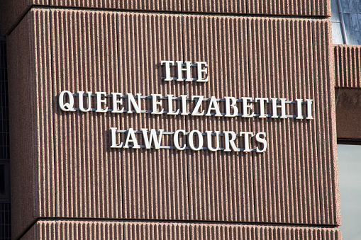 Liverpool, UK - July 30th 2018: The Queen Elizabeth II Law Courts, located in Derby Square, Liverpool, UK.
