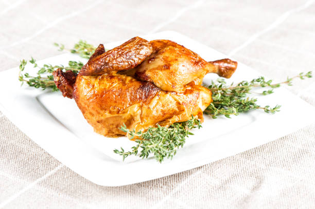 istock Grilled bbq chicken thyme herb Food ingredients 1016229890