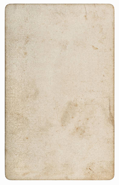 istock Used paper sheet Old cardboard stains 1016230216
